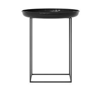 NORR11 Table d'appoint Duke small Lacquered obsidian