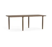 NORR11 Table de Salle à Manger Oku L200 cm Chêne Fumé Clair