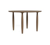 NORR11 Table de Salle à Manger Ronde Oku Ø120 Chêne Fumé Clair