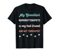 Norrbottenspets Chien Papa Maman Ami et Thérapeute T-Shirt