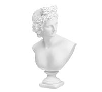 Norrclp Statue grecque d'Apollon, 32 cm, buste romain classique, mythologie grecque, sculpture pour décoration d'intérieur