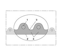 NORRES Tuyau d'aspiration et de convoyage AIRDUC® PUR 356 AS D. intérieur 38 mm ( 4501400201 )