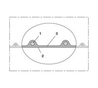 NORRES Tuyau d'aspiration et de refoulement AIRDUC® PUR 350 FOOD-AS D. intérieur 80 mm ( 4501401126 )