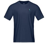 Norrøna - /29 Cotton Activity Embroidery - T-shirt - S - indigo night