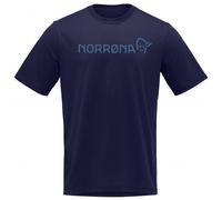 Norrøna - /29 Cotton Norrøna Viking T-Shirt - T-shirt - L - indigo night