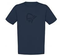 Norrøna - /29 Cotton Viking T-Shirt - T-shirt - XL - indigo night / sky captain