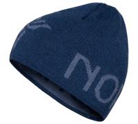 Norrøna - /29 Merinoull Logo Beanie - Bonnet - One Size - indigo night melange