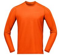 Norrøna - Falketind EqualiserUll Long Sleeve - Haut en mérinos - XL - gold flame