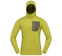Norrøna - Falketind Warm1 Hood - Pull polaire - XL - golden lime / olive night