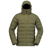 Norrona - Doudoune en duvet recyclé - Femund Down700 Zip Hood M Olive Night pour Homme en Nylon - Taille L - Kaki Kaki L