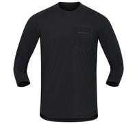 Norrøna - Skibotn Equaliser Merino 3/4 T-Shirt - Maillot de cyclisme - L - caviar
