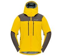 Norrona - Veste d'alpinisme en GORE-TEX PRO - Trollveggen Gore-Tex Pro Light Jacket M Antique Moss pour Homme - Taille M - Jaune Jaune M