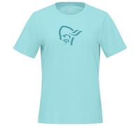 Norrøna - Women's /29 Cotton Viking T-Shirt - T-shirt - M - aqua haze