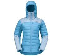 Norrona - Doudoune chaude en duvet - Falketind Down750 Zip Hood W Allure Cashmere Blue en Tissu Technique - Taille M - Bleu Bleu M