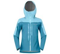 Norrona - Veste de randonnée imperméable - Falketind Dri1 Jacket W Brittany Blue Aqua Haze pour Femme en Nylon - Taille S - Bleu Bleu S