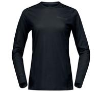 Norrøna - Women's Falketind EqualiserUll Long Sleeve - Haut en mérinos - XL - caviar black