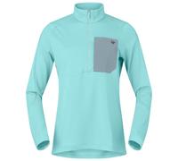 Norrøna - Women's Femund Warm1 Half-Zip - Pull polaire - L - aqua haze / trooper