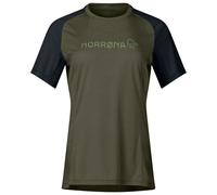 Norrøna - Women's Fjørå Equaliser Lightweight T-Shirt - Maillot de cyclisme - M - olive night