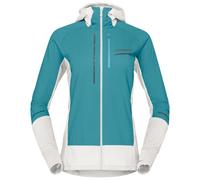 Norrøna - Women's Senja Alpha90 Hood - Veste de running - S - brittany blue / snow white