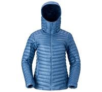 Norrona - Doudoune en duvet de canard - Trollveggen Superlight Down800 Hood W'S Infinity pour Femme - Taille M - Bleu Bleu M