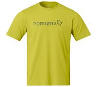 Norrona - /29 Cotton Viking Golden Lime - S - Tee-shirt de rando