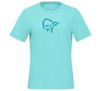 Norrona - 29 Cotton Viking W's Aqua Haze - XS - Tee-shirt