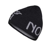 Norrona - Bonnet en laine de mérinos - /29 Mid MerinoUll Logo Beanie Caviar Melange en Laine - Noir Noir