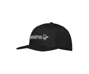Norrona - Casquette à visière courbée - /29 Mesh Flexfit Cap Caviar en Coton - Taille S/M - Noir Noir S/M