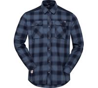 Norrøna - Femund Flannel Shirt - Chemise - L - navy blazer