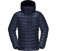 Norrona - Doudoune de ski de randonnée en duvet naturel - Lyngen Down850 Hood M Indigo Night pour Homme - Taille XL - Navy Navy XL