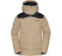 Norrona - Doudoune de ski en duvet - Tamok Down750 Jacket M Winter Twig pour Homme en Coton - Taille XL - Beige Beige XL