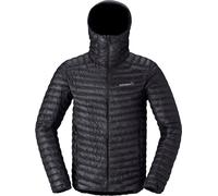 Norrona - Doudoune en duvet de canard - Trollveggen Down800 Super Light Hood M Caviar Black - Taille L - Noir Noir L