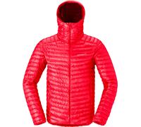 Norrona - Doudoune en duvet de canard - Trollveggen Down800 Super Light Hood M Flame Scarlet - Taille XL - Rouge Rouge XL