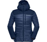 Norrona - Doudoune en duvet d'oie - Falketind Down750 Zip Hood W Indigo Night pour Femme en Tissu Technique - Taille L - Navy Navy L