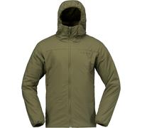 Norrona - Doudoune polyvalente - Femund Thermo60 Zip Hood M Olive Night pour Homme - Taille S - Kaki Kaki S