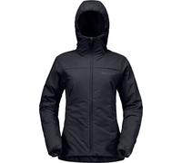 Norrona - Doudoune polyvalente - Femund Thermo60 Zip Hood W Caviar Black pour Femme - Taille L - Noir Noir L