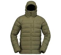 Norrona - Doudoune en duvet recyclé - Femund Down700 Zip Hood M Olive Night pour Homme en Nylon - Taille L - Kaki Kaki L
