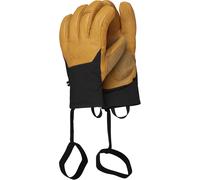 Norrona - Gants courts imperméables en GORE-TEX - Lofoten Gore-Tex Thermo100 Short Gloves Unisex Kangaroo en Softshell - Taille M - Jaune Jaune M