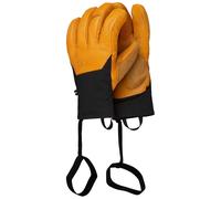 Norrona - Gants imperméables en GORE-TEX® - Lofoten Gore-Tex Thermo100 Short Gloves Kangaroo en Cuir - Taille M - Orange Orange M