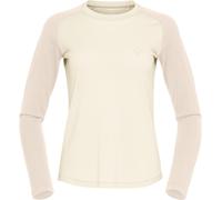 Norrona - Haut en laine de mérinos - Femund PureUll Long Sleeve W Whisper White pour Femme en Laine - Taille S - Blanc Blanc S