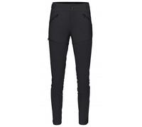 Norrona - Pantalon de randonnée - Falketind Rugged Slim Pants W Caviar pour Femme en Softshell - Taille L - Noir Noir L
