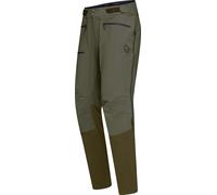 Norrona - Pantalon softshell résistant de randonnée - Fjora Flex1 Pants M Olive Night pour Homme en Nylon - Taille M - Kaki Kaki M