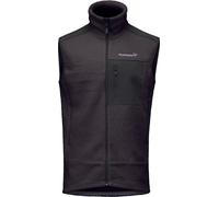 Norrona - Polaire d'alpinisme - Trollveggen Warm3 Vest M Phantom pour Homme - Taille M - Noir Noir M