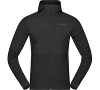 Norrona - Polaire respirante en Polartec® - Falketind Alpha90 Insulated Zip Hood M'S Caviar pour Homme en Nylon - Taille S - Noir Noir S