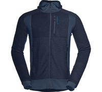 Norrona - Polaire technique en Polartec® - Falketind Alpha120 Zip Hood M Indigo Night pour Homme - Taille XL - Navy Navy XL