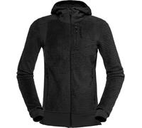 Norrona - Polaire technique en Polartec® - Falketind Alpha120 Zip Hood W Caviar Black pour Femme - Taille L - Noir Noir L