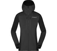 Norrona - Polaire technique en Polartec® - Trollveggen Powerstretch Pro Zip Hood W Caviar pour Femme en Laine - Taille M - Noir Noir M