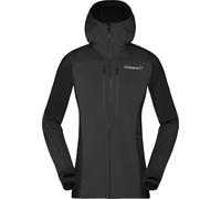 Norrona - Polaire technique en Polartec® - Trollveggen Powerstretch Pro Zip Hood W Caviar pour Femme en Laine - Taille S - Noir Noir S