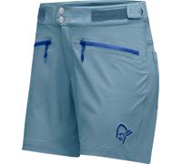 Norrona - Short déperlant stretch léger - Femund Flex1 Lightweight Shorts W Trooper pour Femme en Nylon - Taille M - Bleu Bleu M