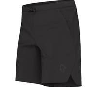 Norrona - Short léger et respirant - Senja Flex1 9" Shorts M Caviar Black pour Homme en Nylon - Taille L - Noir Noir L